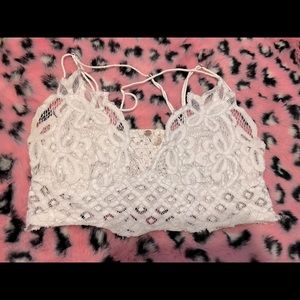 Free people white bralette